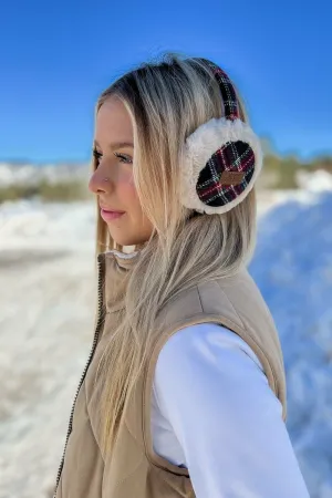 EM2339 Plaid Pattern Earmuffs