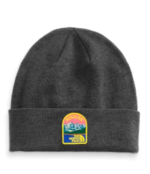 Embroidered Earthscape Beanie Men's