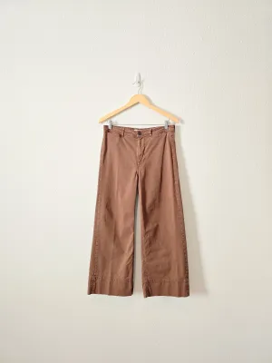 Everlane Brown Wide Leg Pants (8)