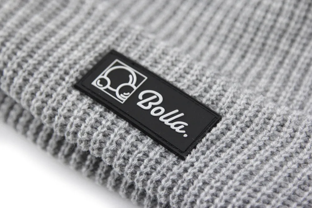 EVERYDAY FOLD BEANIE - HEATHER GREY