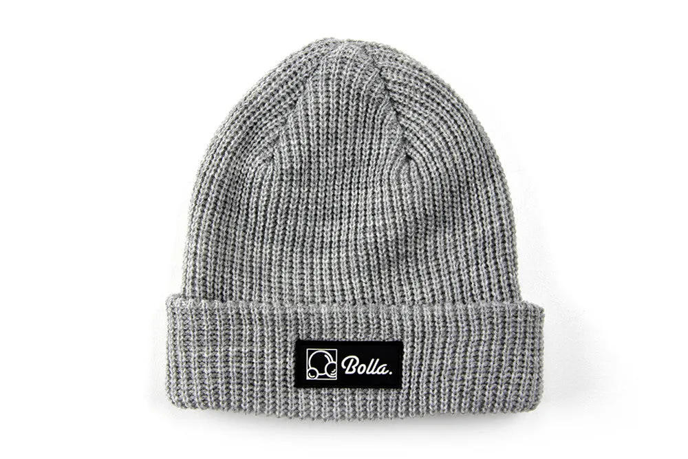 EVERYDAY FOLD BEANIE - HEATHER GREY