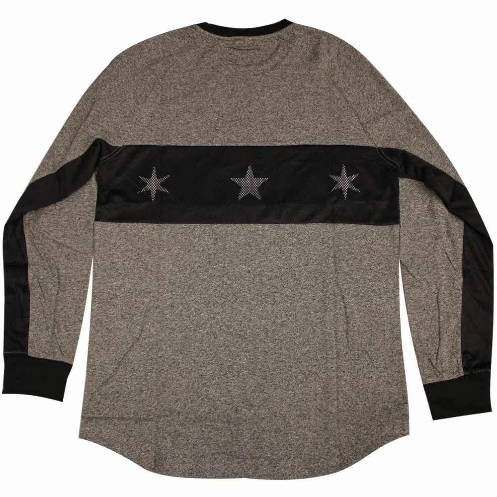 Famous Stars and Straps Whip Long Sleeve T-shirt Black Heather