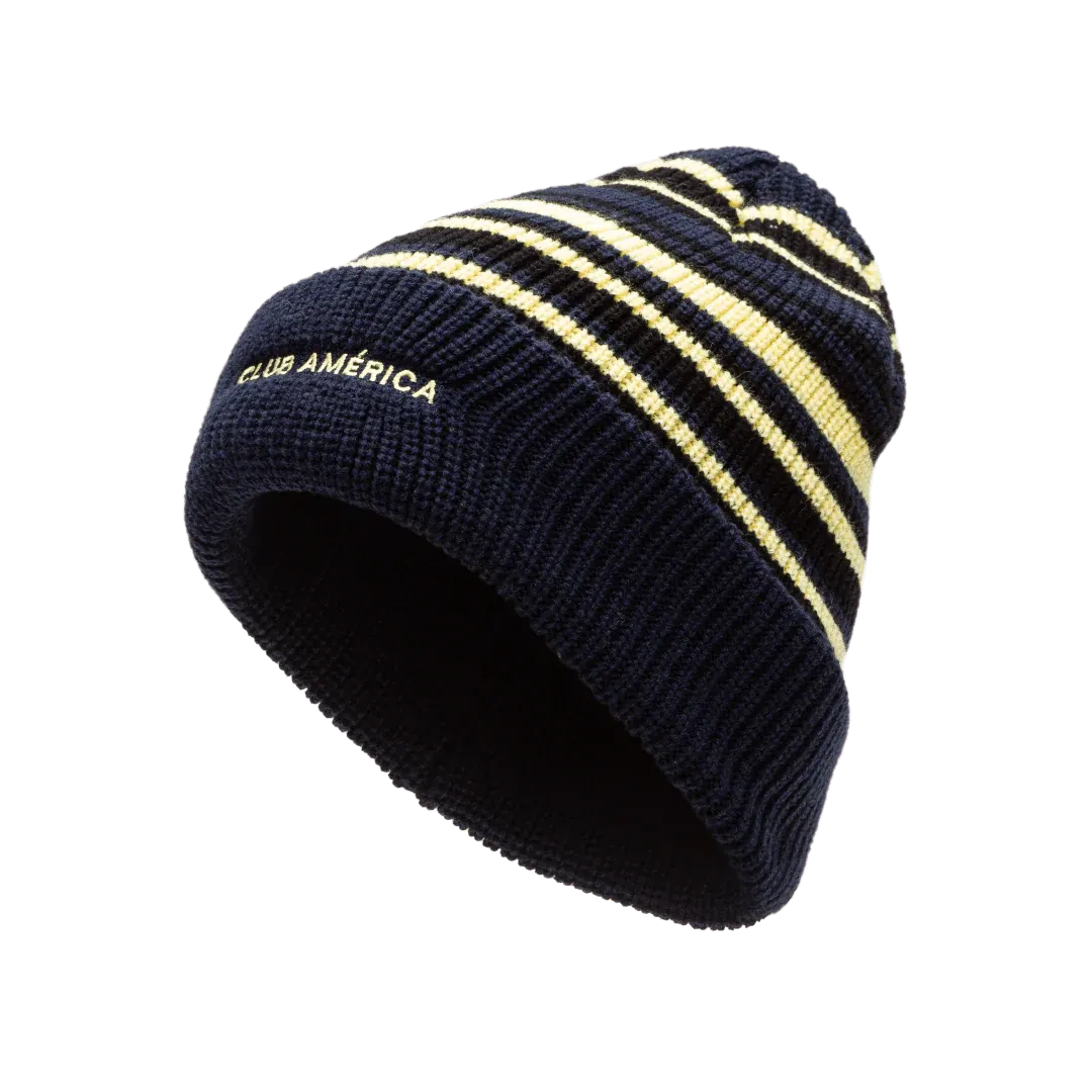 Fan Ink Club América Toner Beanie CAM-2034-5447 NAVY/YELLOW
