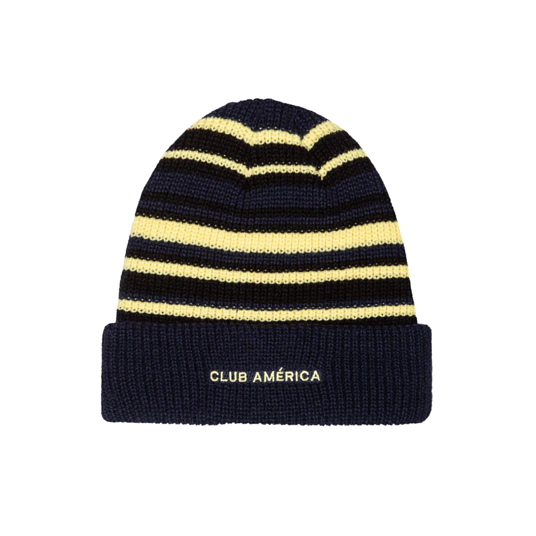 Fan Ink Club América Toner Beanie CAM-2034-5447 NAVY/YELLOW