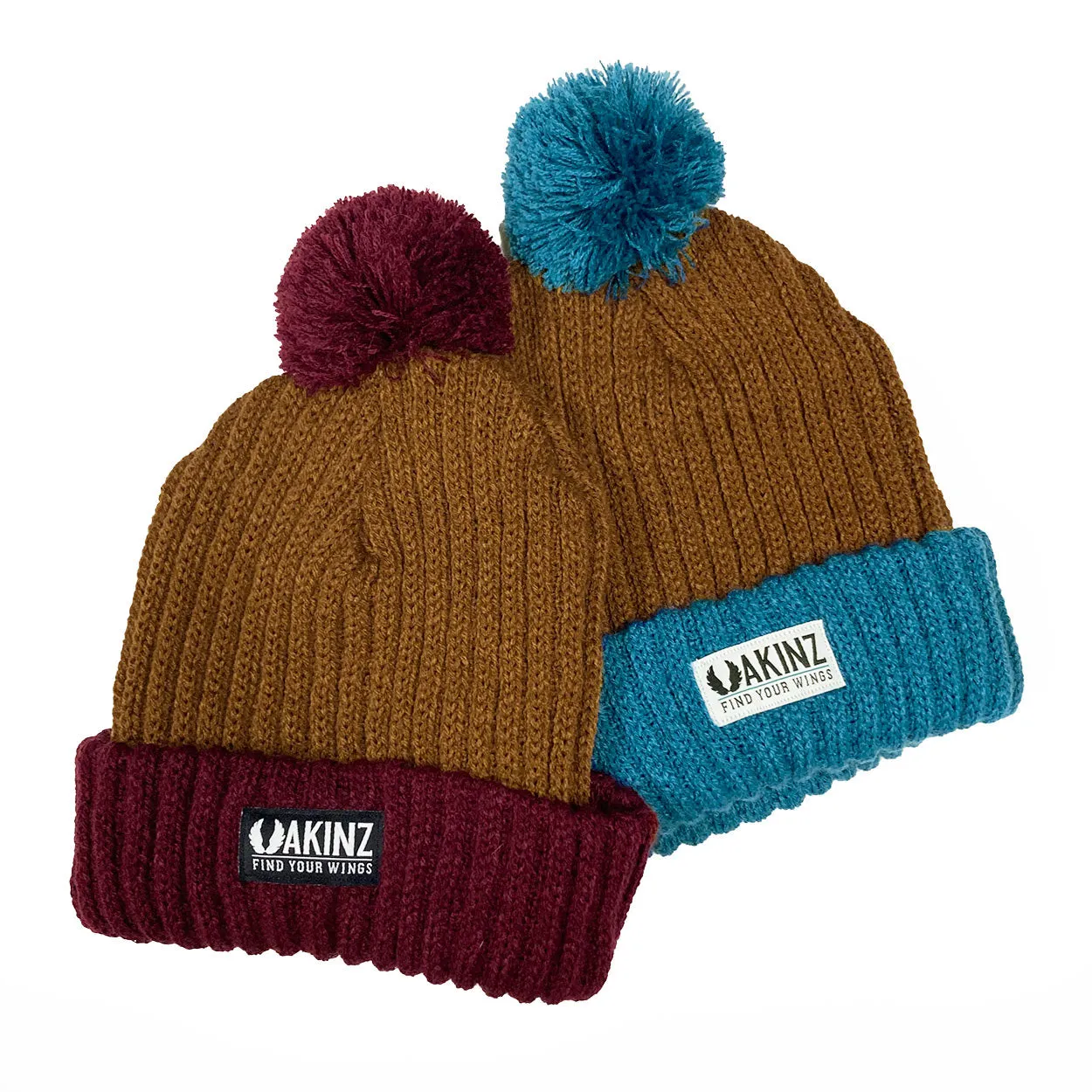 Find Your Wings Pom Beanie