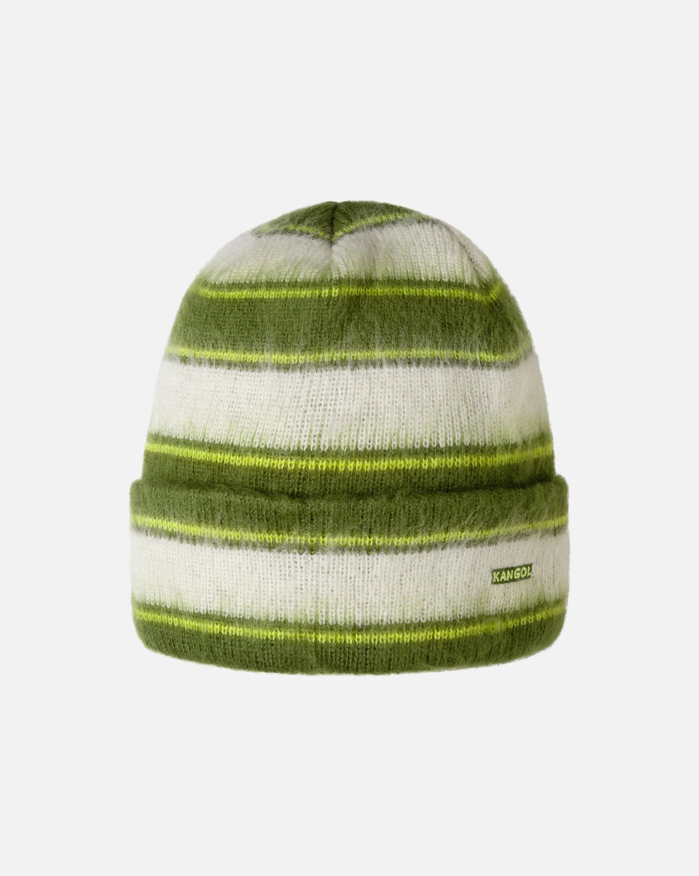 Fuzzy Stripe Beanie