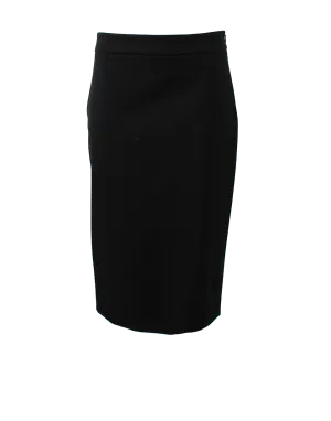 Gabardine Pencil Skirt
