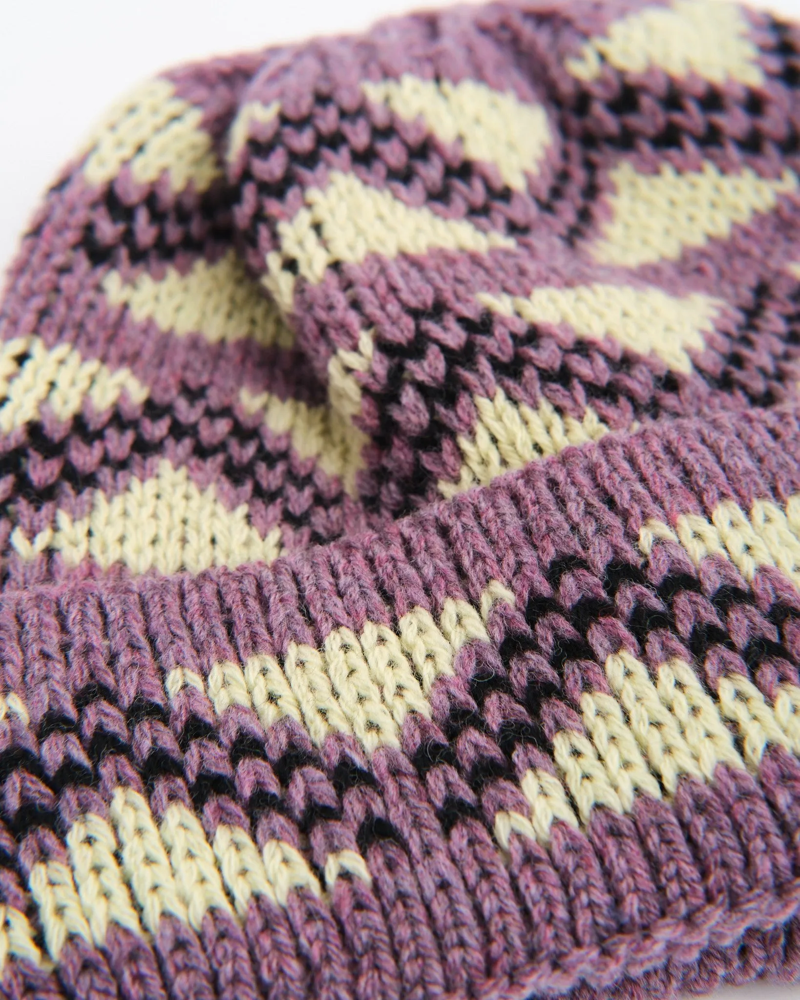 GEO BEANIE PURPLE