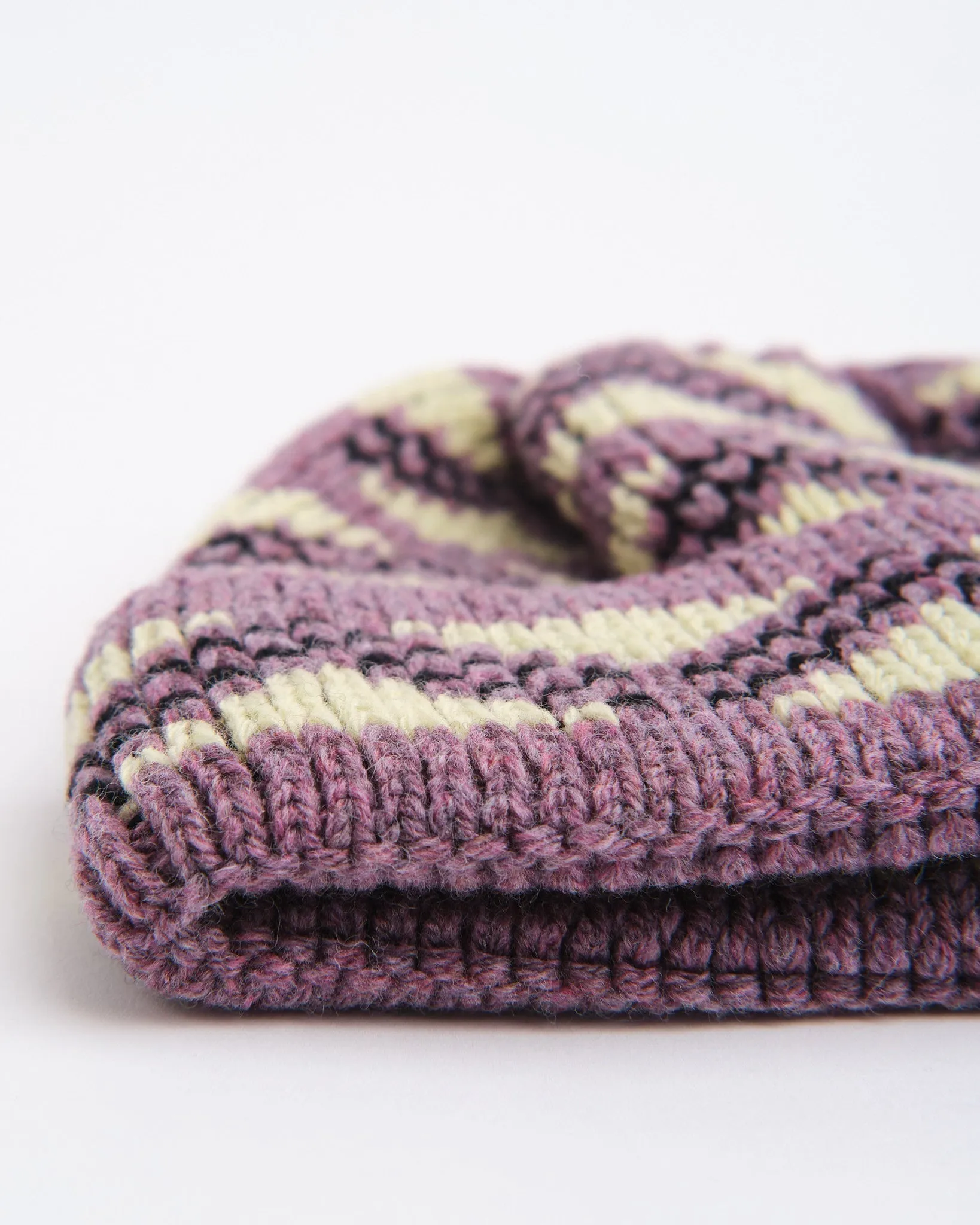 GEO BEANIE PURPLE