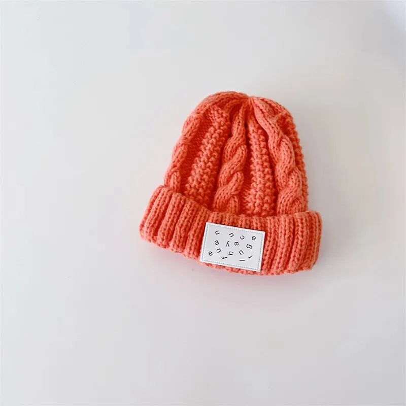 Geometrical Patch Knit Beanie
