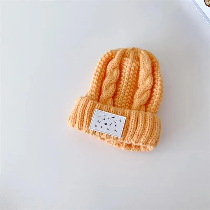 Geometrical Patch Knit Beanie