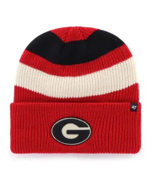 Georgia Bulldogs - Red Clubhouse Jennings Cuff Knit Beanie, 47 Brand