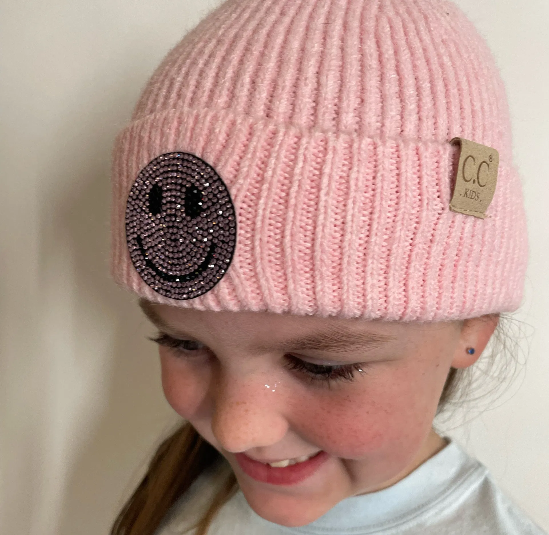 Girls Pink Beanie