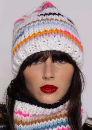 GOGO~ Hat no waste  multi stripe