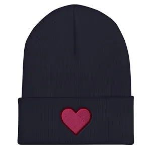 Heart Cuffed Beanies (5 Colors)