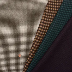 Heat Performer(Warm fleece lining) Fabric - Mini Check