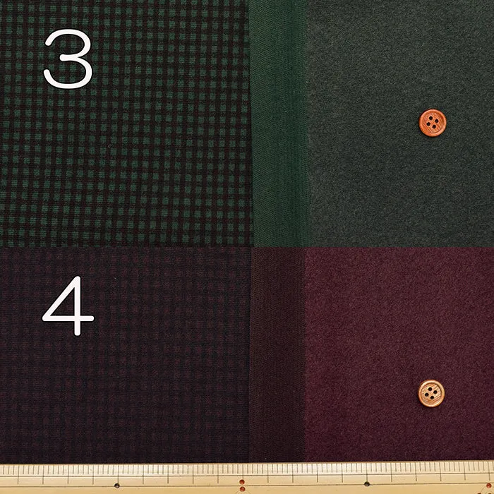 Heat Performer(Warm fleece lining) Fabric - Mini Check