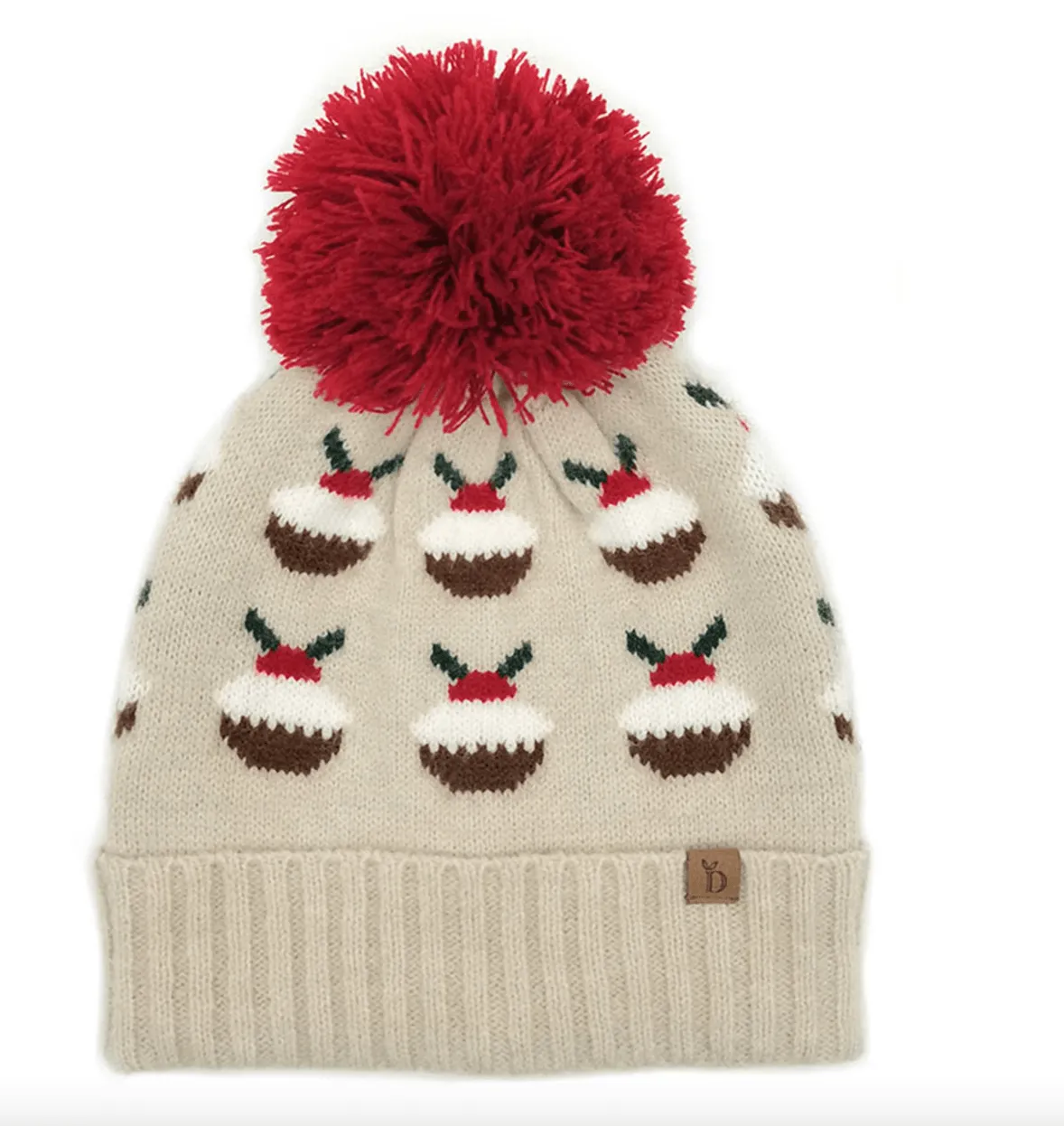 Holiday Cupcakes Beanie Hat with Pom WCB120188