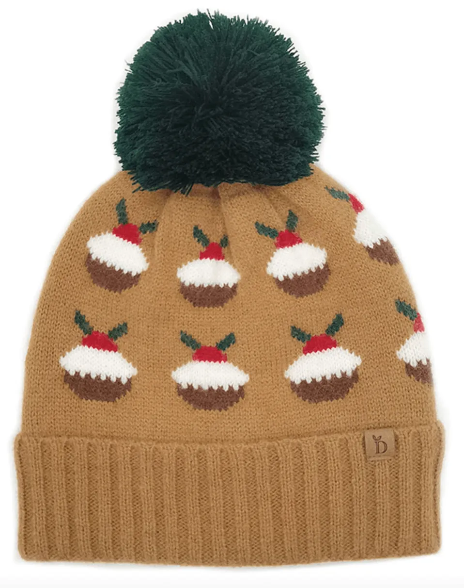 Holiday Cupcakes Beanie Hat with Pom WCB120188