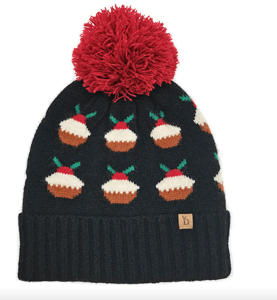 Holiday Cupcakes Beanie Hat with Pom WCB120188