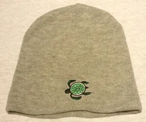 Honu Beanie 8 inch Med Grey
