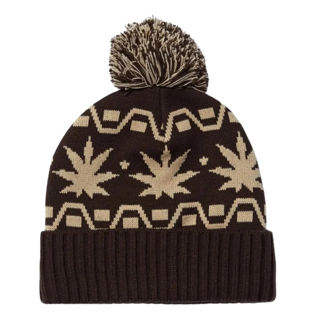 Huf Apres Cuff Pom Beanie - Brown