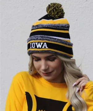 Iowa Embroidered Game Day Beanie