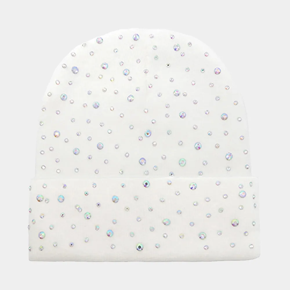 Iridescent Bling Beanie