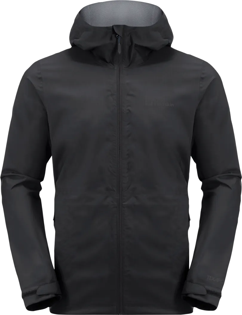 Jack Wolfskin Men&#x27;s Elsberg 2.5-Layer Jacket Black | Buy Jack Wolfskin Men&#x27;s Elsberg 2.5-Layer Jacket Black here | Outnorth