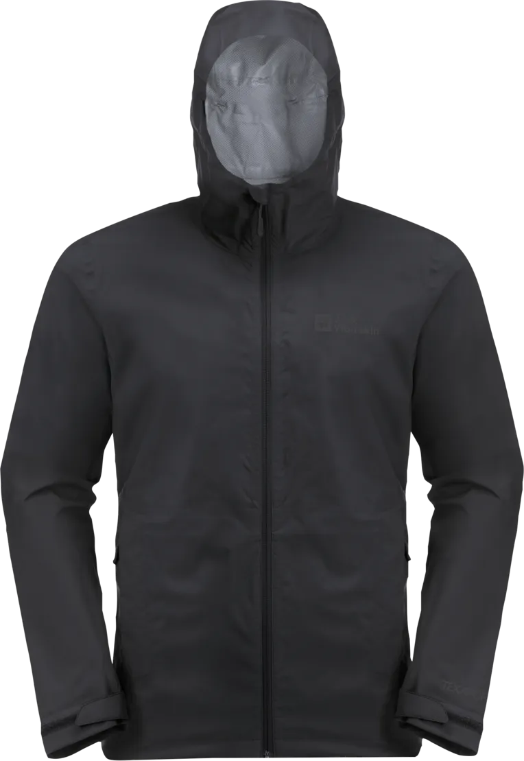 Jack Wolfskin Men&#x27;s Elsberg 2.5-Layer Jacket Black | Buy Jack Wolfskin Men&#x27;s Elsberg 2.5-Layer Jacket Black here | Outnorth