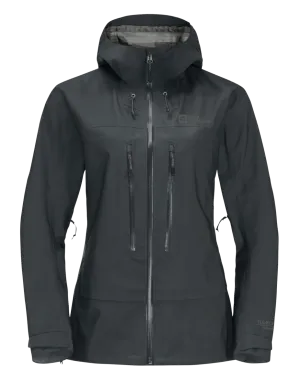 Jack Wolfskin Women&#x27;s Kammweg 3-Layer Jacket Phantom | Buy Jack Wolfskin Women&#x27;s Kammweg 3-Layer Jacket Phantom here | Outnorth