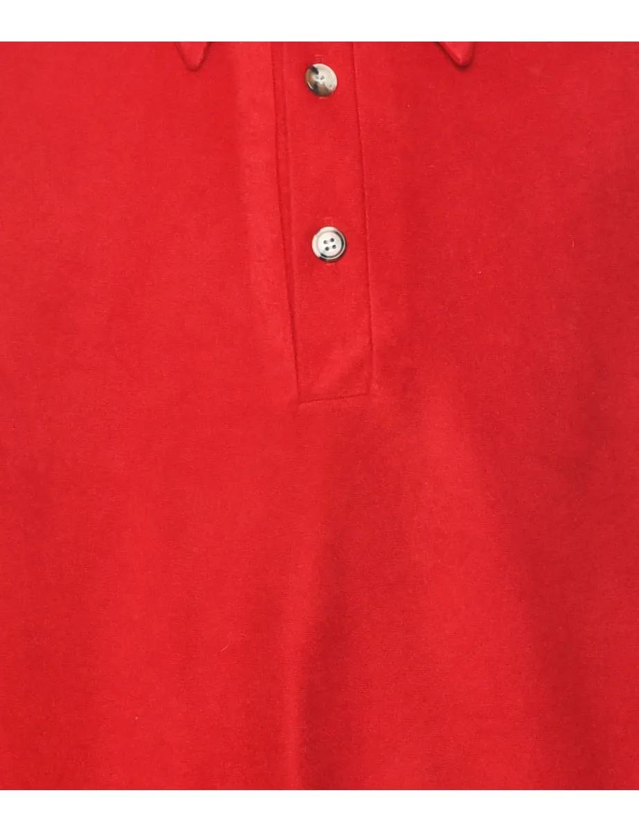JC Penney Polo 70's Collar Shirt - L