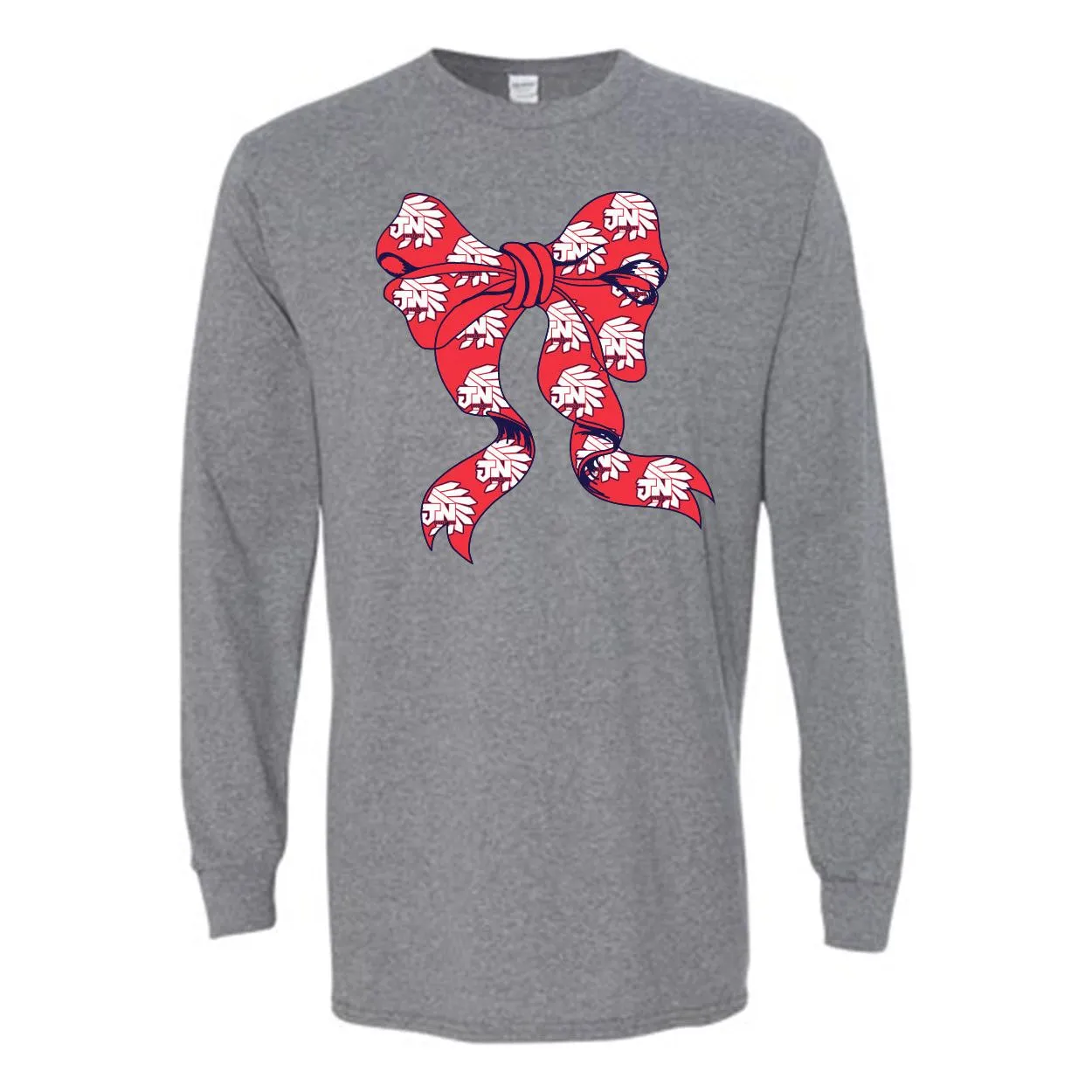 Jim Ned Indians - Bow Mascot Long Sleeve T-Shirt