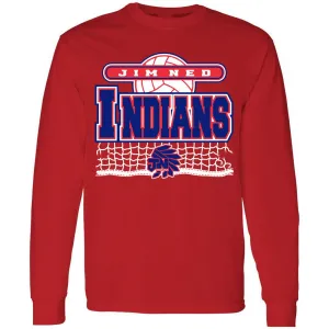 Jim Ned Indians - Volleyball Long Sleeve T-Shirt