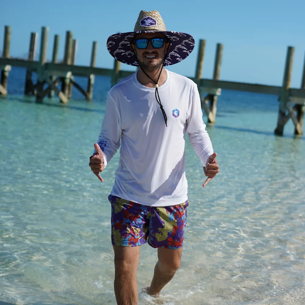 Jumping Marlin Lightweight Long Sleeve UPF 50  Fishing T-Shirt