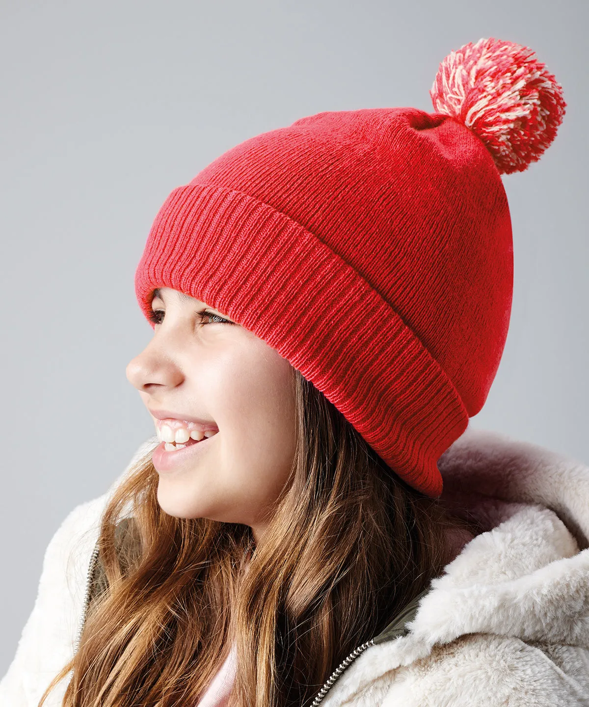 Junior snowstar® beanie | French Navy/Light Grey