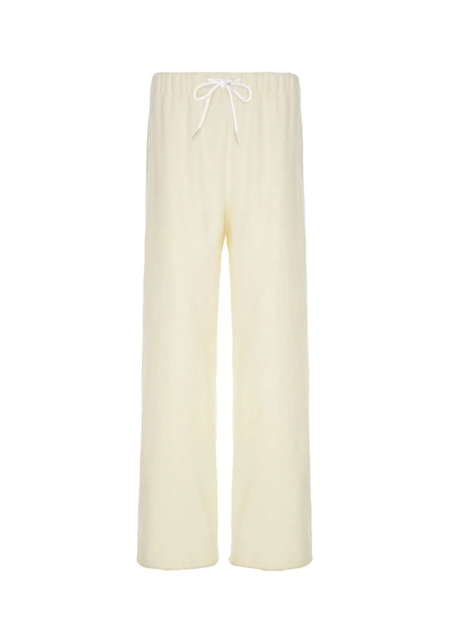 Kari Polar Fleece Wide-Leg Trousers