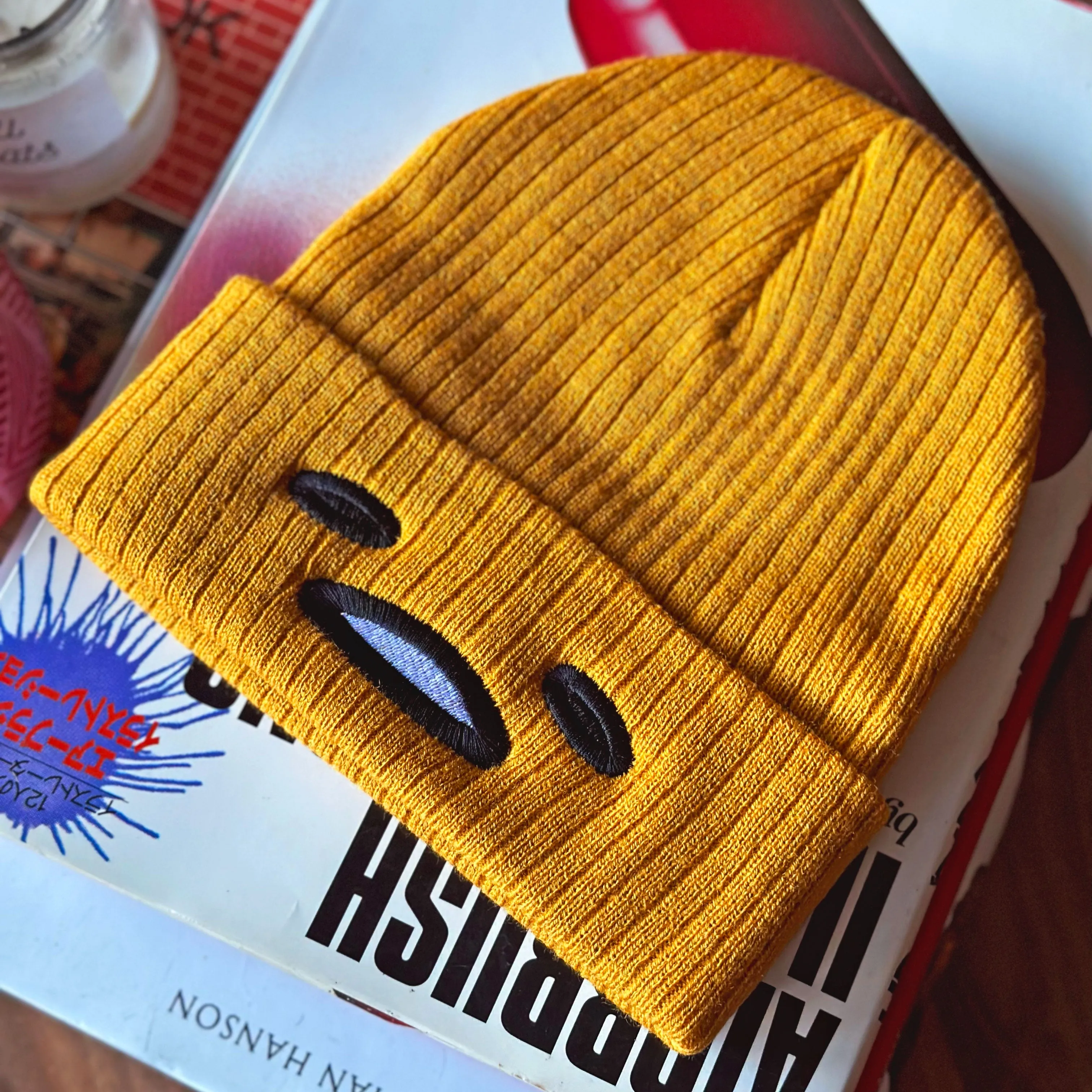 Kawaii Egg Face Beanie