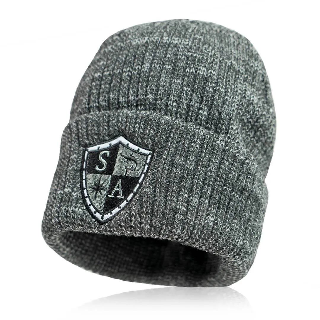 Kids SA Beanie | Wool | Mixed Grey PreOrder