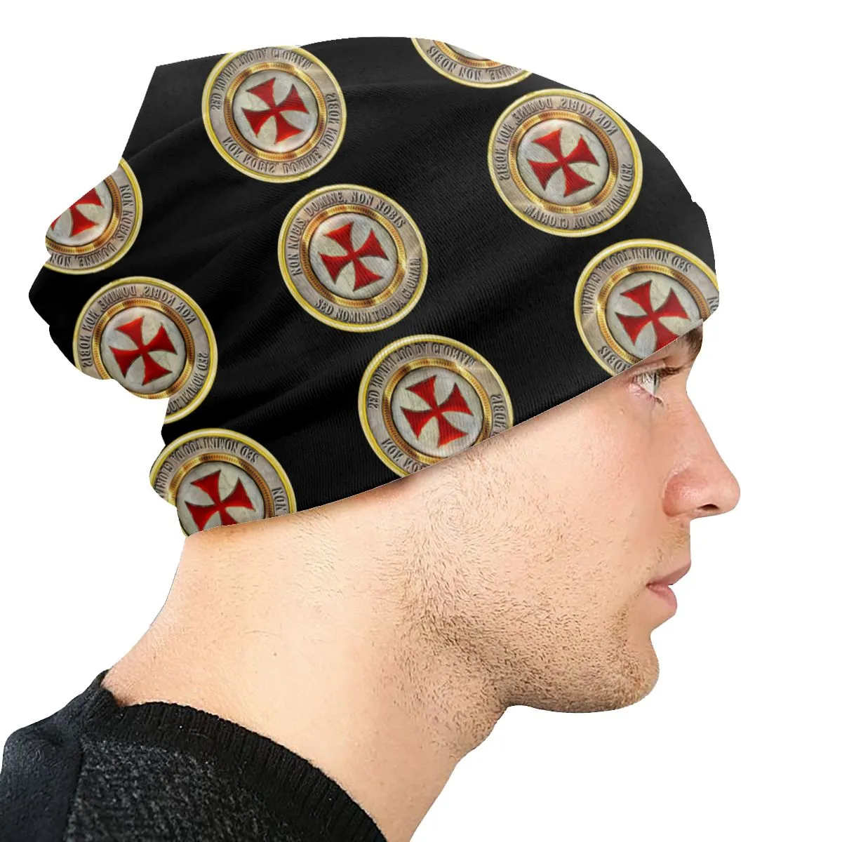 Knights Templar Commandery Beanie - Medieval Symbol