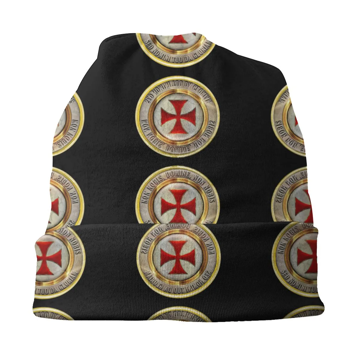Knights Templar Commandery Beanie - Medieval Symbol