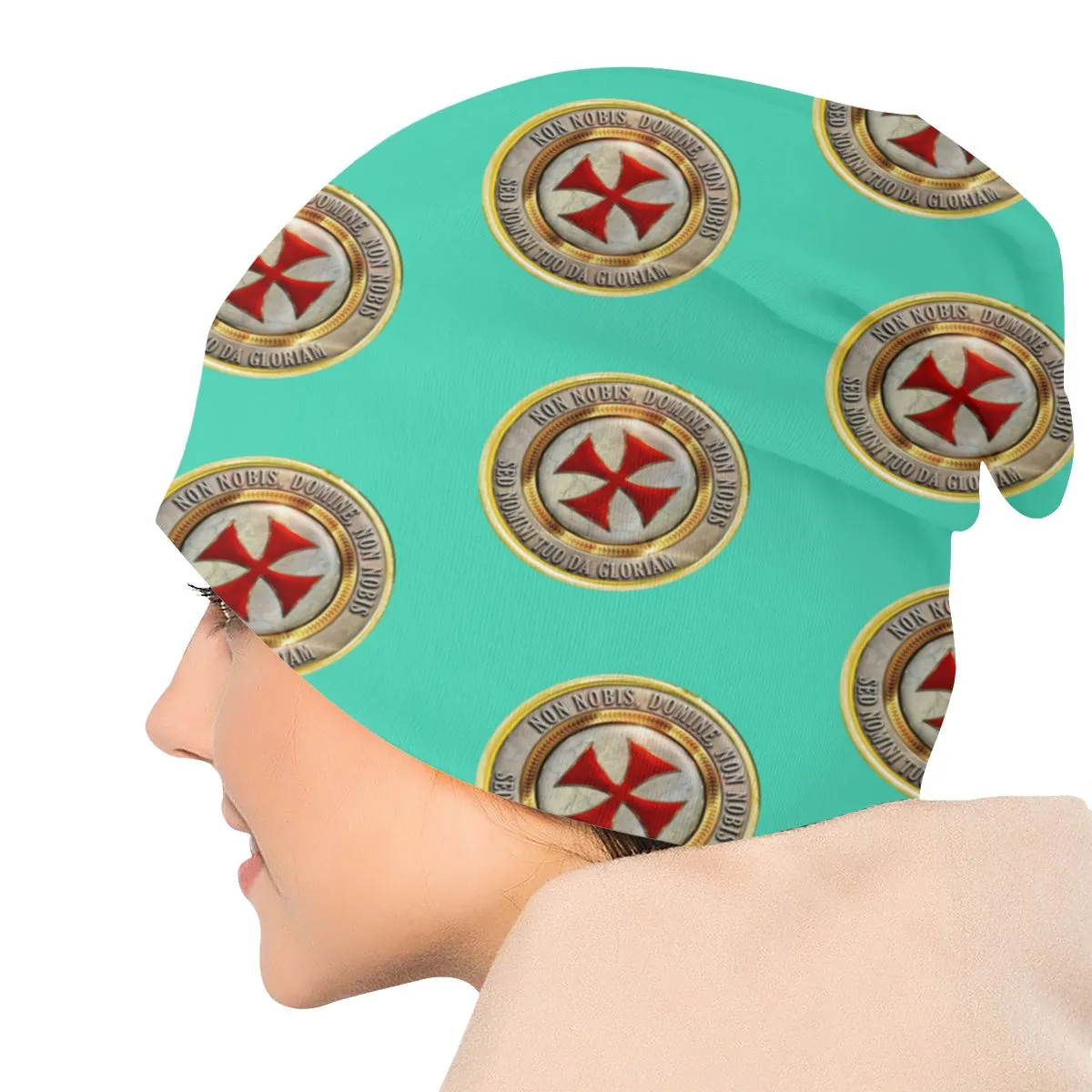 Knights Templar Commandery Beanie - Red Cross