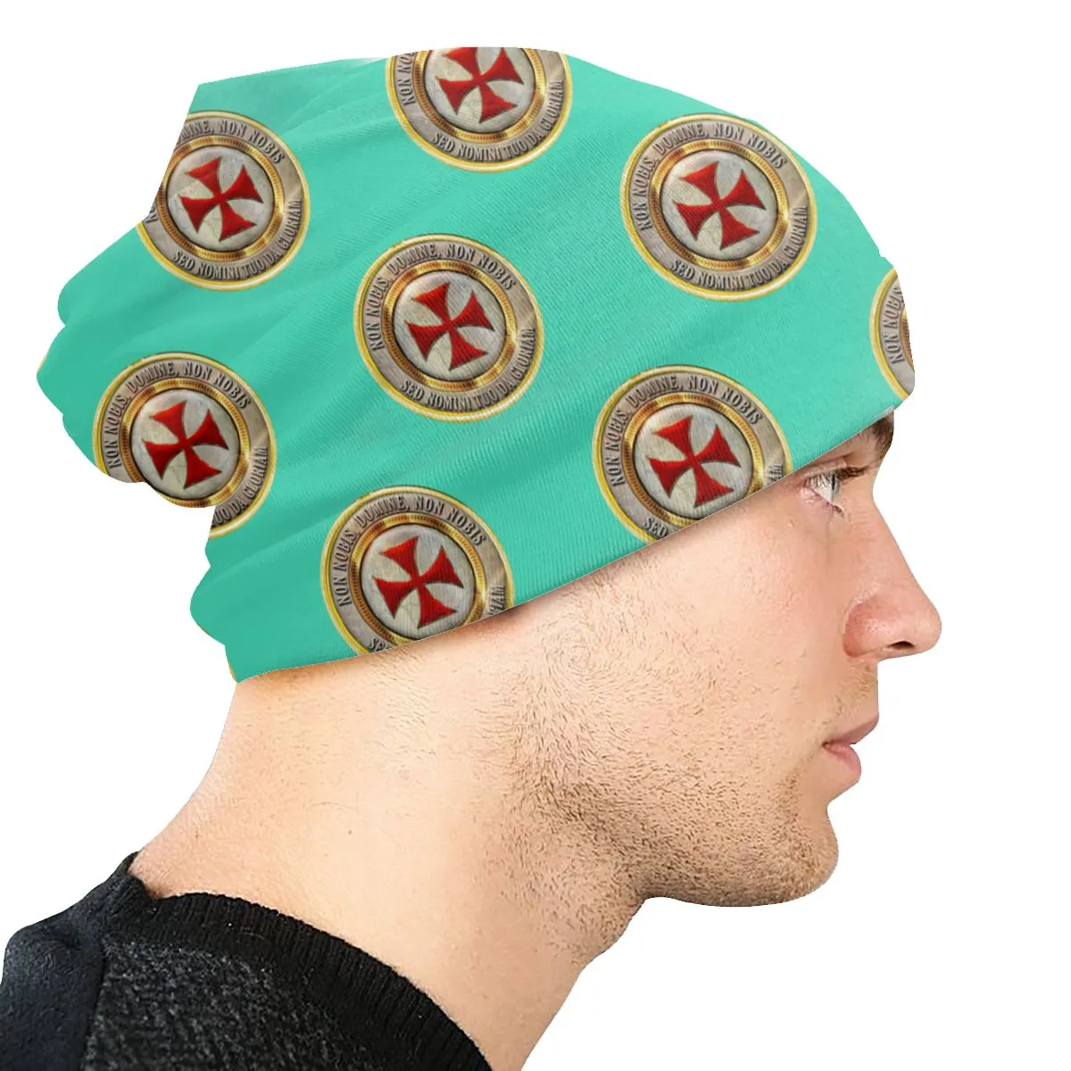 Knights Templar Commandery Beanie - Red Cross