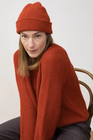 Knit Beanie Iva Scarlet Red Scarlet Red