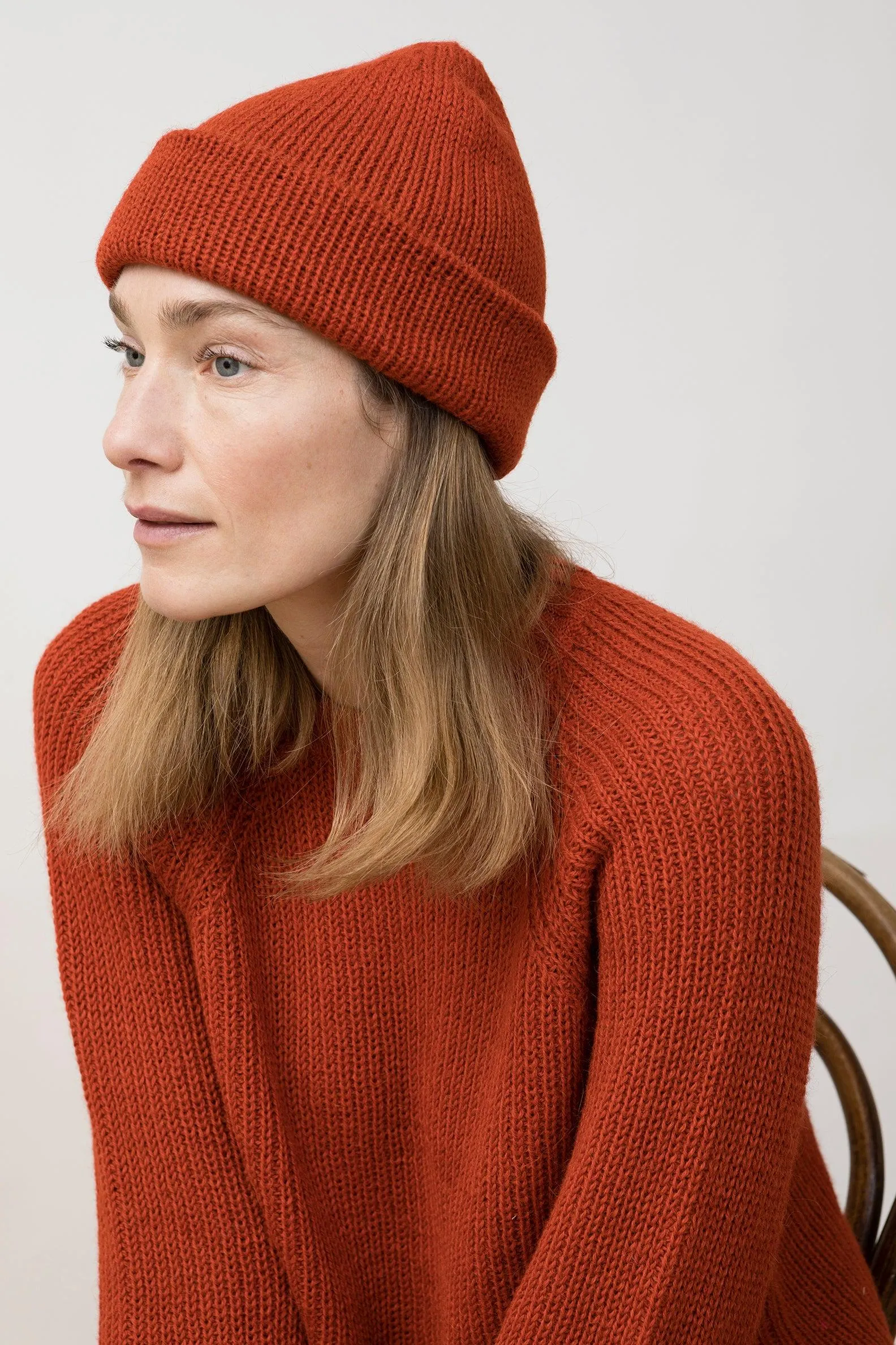 Knit Beanie Iva Scarlet Red Scarlet Red