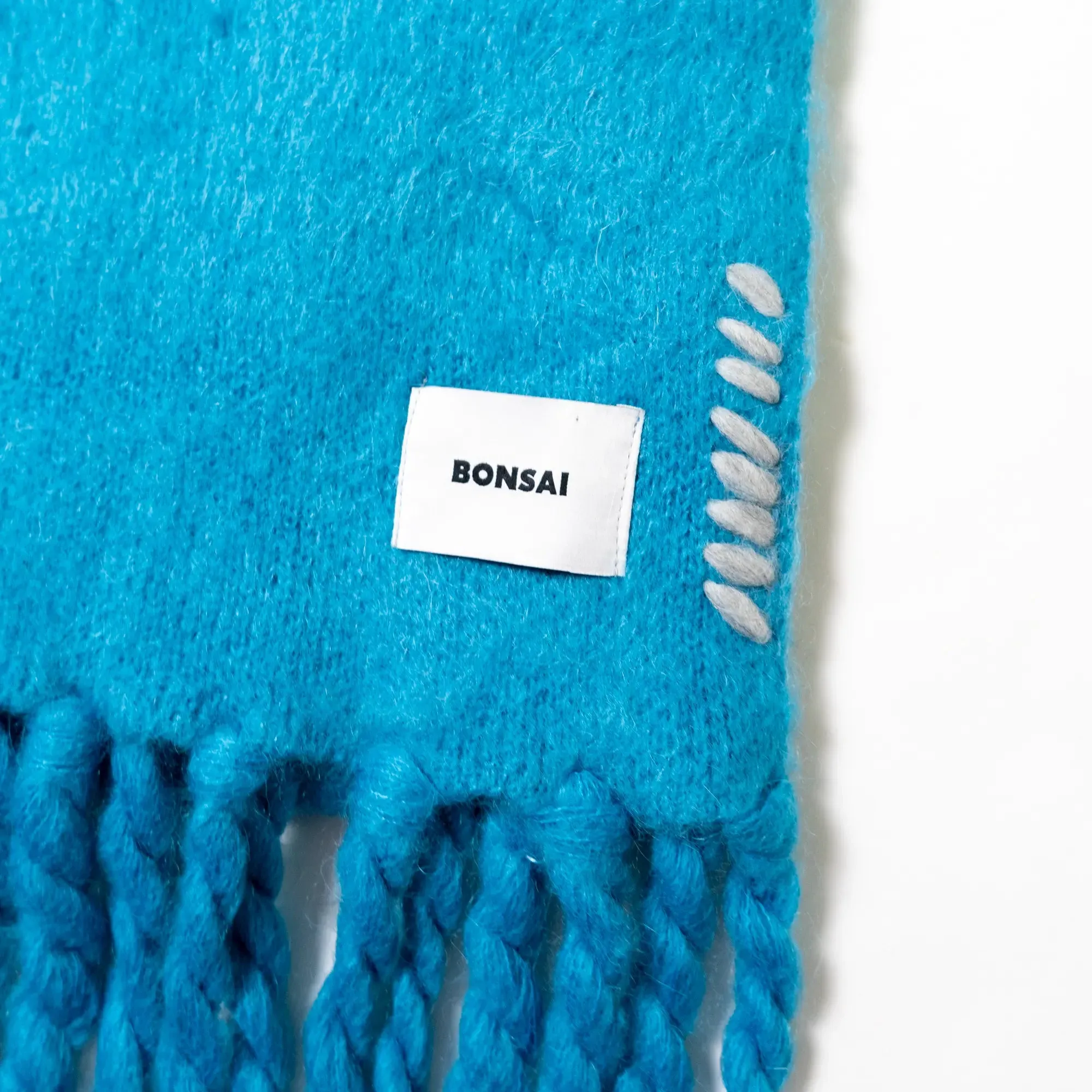 KNIT MOHAIR SCARF