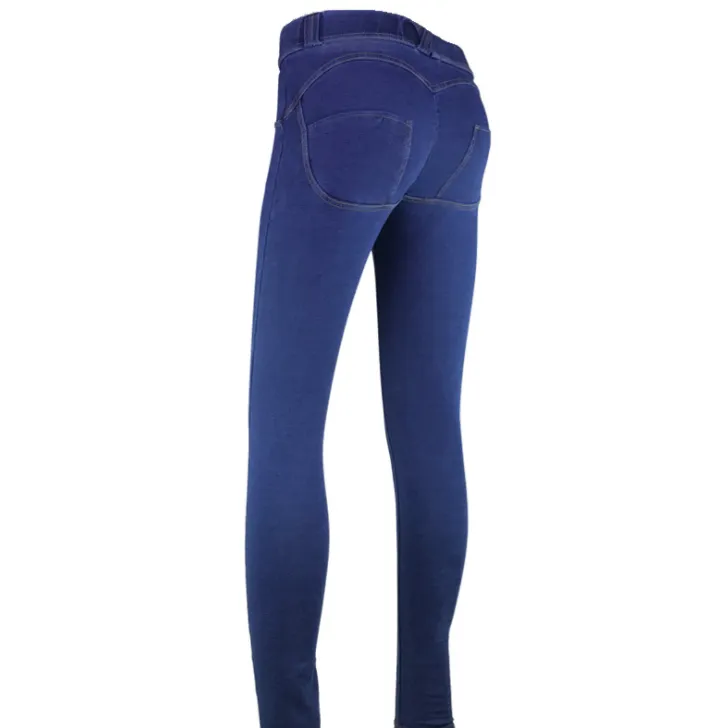 Knitted Stretched Jeans Pants