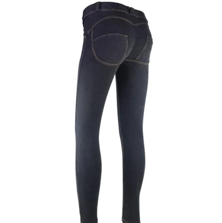 Knitted Stretched Jeans Pants