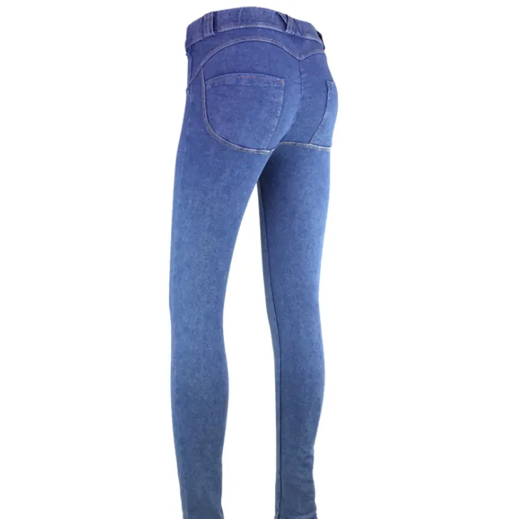 Knitted Stretched Jeans Pants