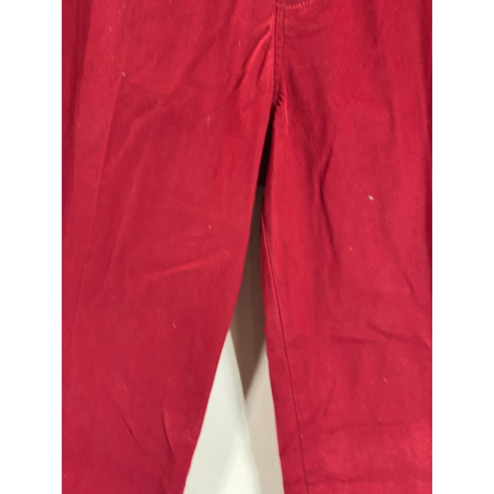 LACOSTE Men's Red Classic-Fit Straight-Leg Twill Chino Pant SZ 34